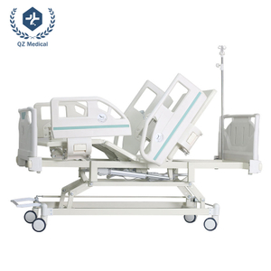 Cama de hospital el&eacute;ctrica de tres funciones con respaldo de altura ajustable y soporte para piernas para atenci&oacute;n m&eacute;dica y de ancianos
